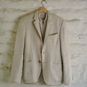 Zara Man Linen Blazer